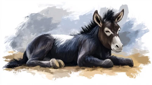 Artistic Donkey Illustration