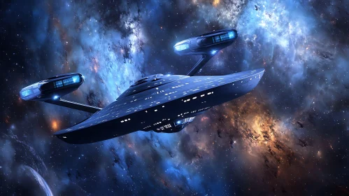 Celestial Starship Journey