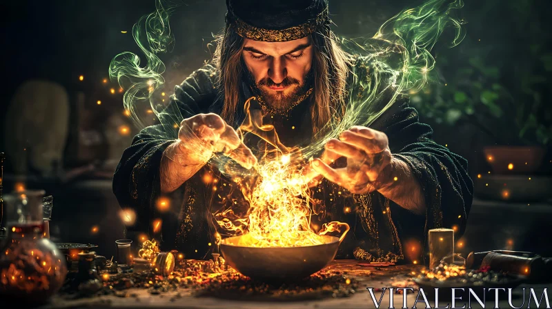 Magical Cauldron Spell Casting