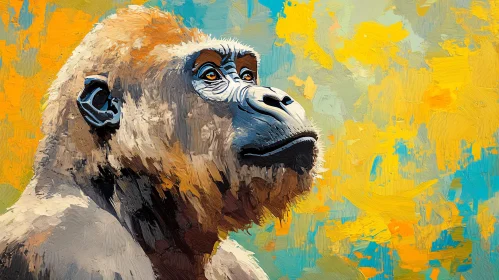 Gorilla Art Painting