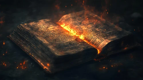 Flaming Pages: The Burning Book