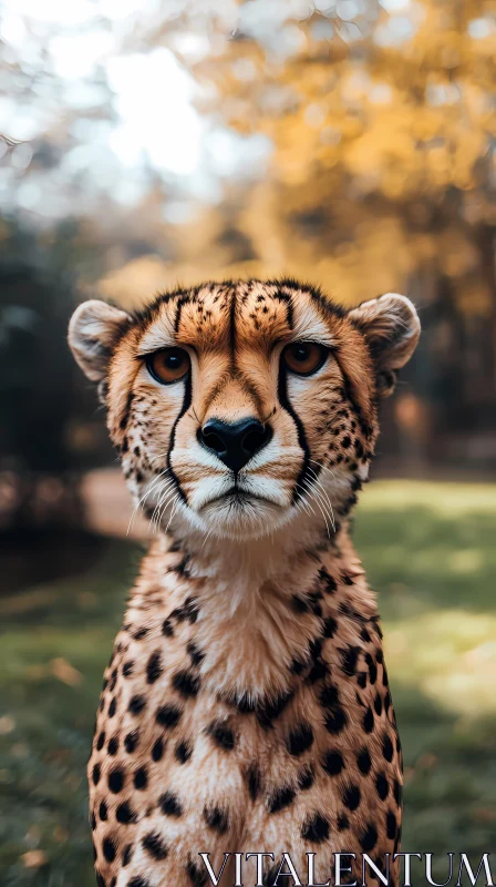 Cheetah in the Wild AI Image