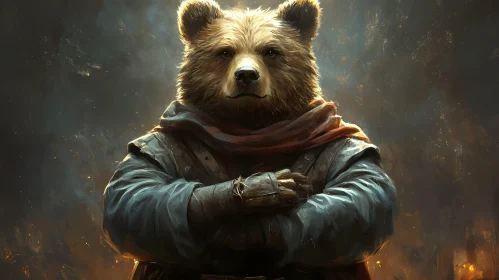 Fantasy Bear Warrior