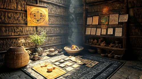 Ancient Ritual Chamber Interior