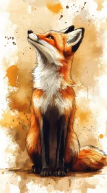 Captivating Fox Illustration