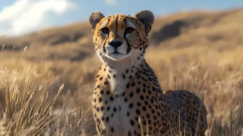 Cheetah in its Natural Habitat