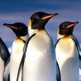A Group of Emperor Penguins