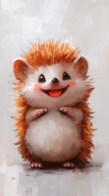 Adorable Hedgehog Art