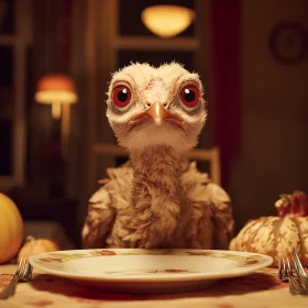A Bird's Eye View of Thanksgiving Dinner