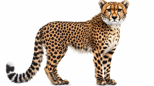Artistic Cheetah Representation