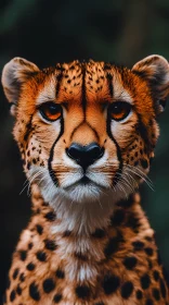 Wild Cheetah Close-Up View
