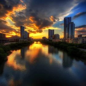 City at Sunset