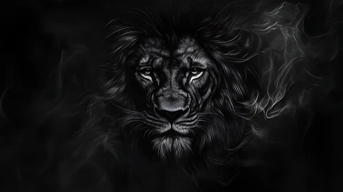 Monochrome Lion