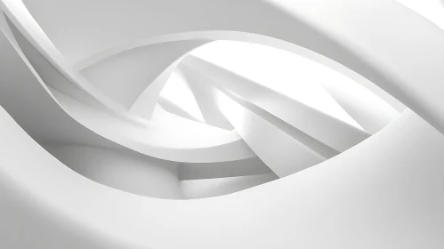 Abstract White Composition