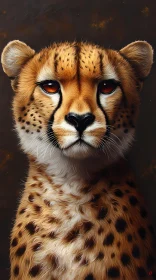 Cheetah Wildlife Art