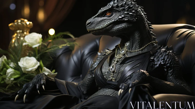 Dragon in Luxury AI Image