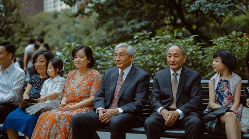 Serene Gathering in the Park