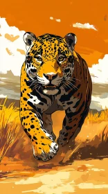 Majestic Jaguar in Motion