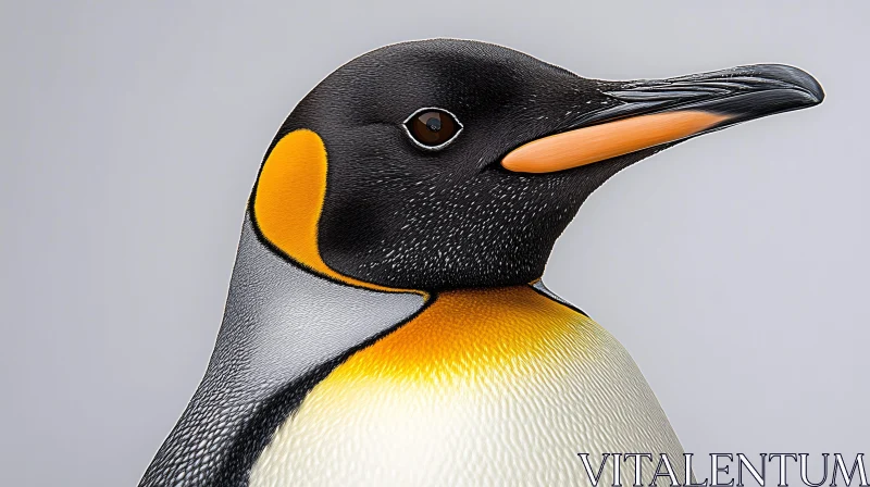 AI ART Vibrant Penguin Bird Portrait