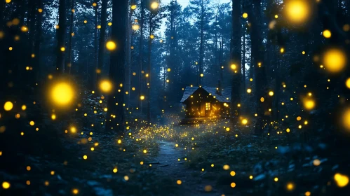 Firefly Light Cabin in the Woods