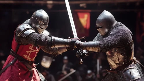 Knights in Combat: A Medieval Duel