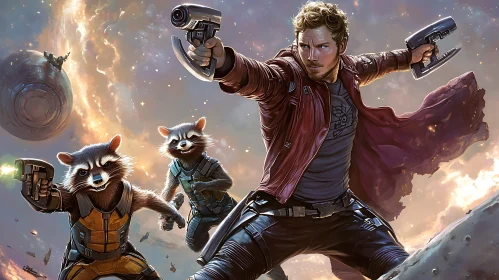 Guardians of the Galaxy Scene