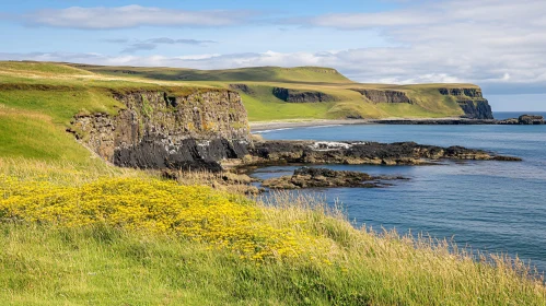 Scenic Coastal Cliffs and Ocean View