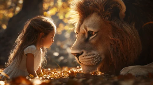 A Girl and Her Lion