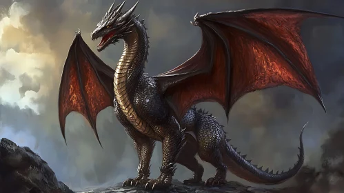 Fantasy Dragon Illustration