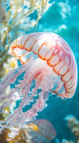 Translucent Jellyfish in Marine Environment