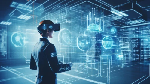 Immersive Virtual Reality Experience in a Futuristic Industrial Setting