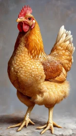 Detailed Chicken Artwork