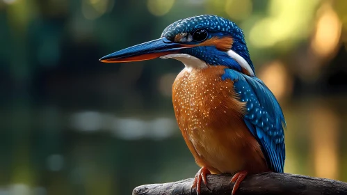 Colorful Kingfisher in Natural Habitat