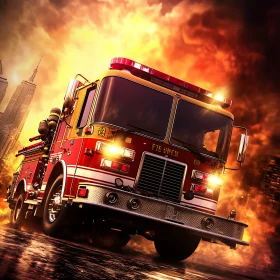 Heroic Firetruck in Action