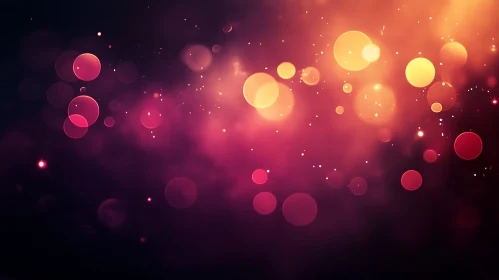 Radiant Light Circles Abstract Design