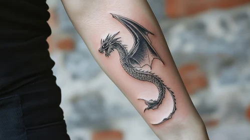 Arm Dragon Tattoo Fantasy Art