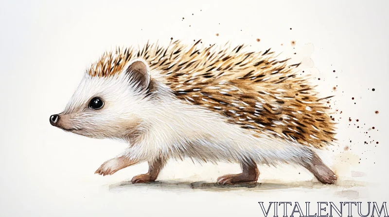 AI ART Charming Hedgehog Art