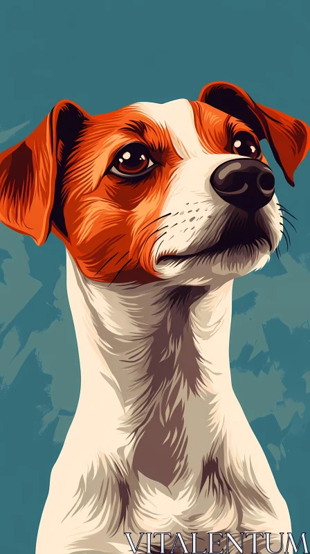 AI ART Artistic Dog Portrait