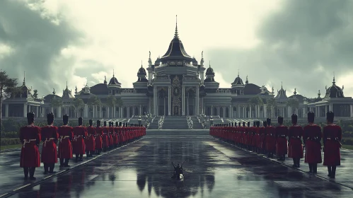 Guards in front of Palace