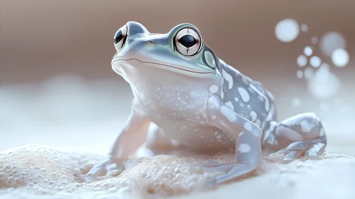 Gentle Amphibian in Tranquil Setting