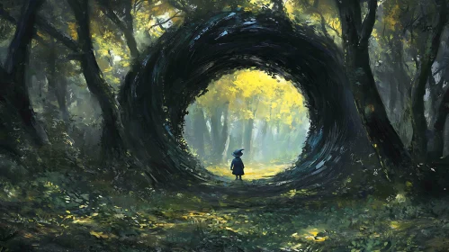 Child at the Forest's Edge Portal