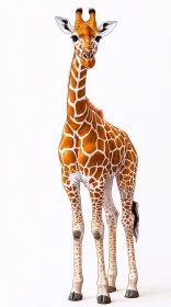 Elegant Giraffe Art