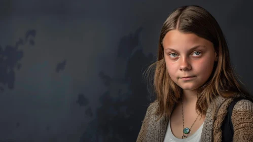 Greta Thunberg Portrait Image