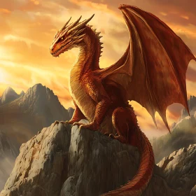 Crimson Dragon Sunset Vista
