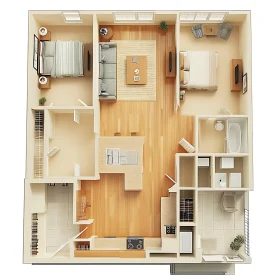 Cozy Home Layout Design