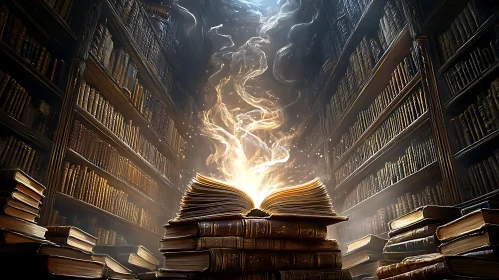 Ancient Library of Magical Knowledge