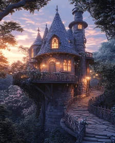 Fairytale Castle in the Woods