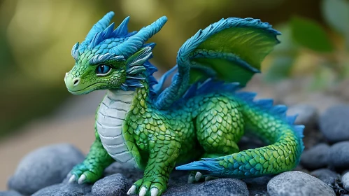 Whimsical Dragon Figurine Art