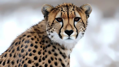 Wild Cheetah Close-Up