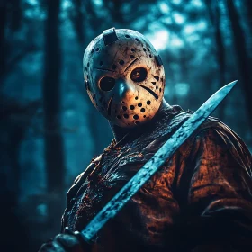 Eerie Forest: The Masked Figure